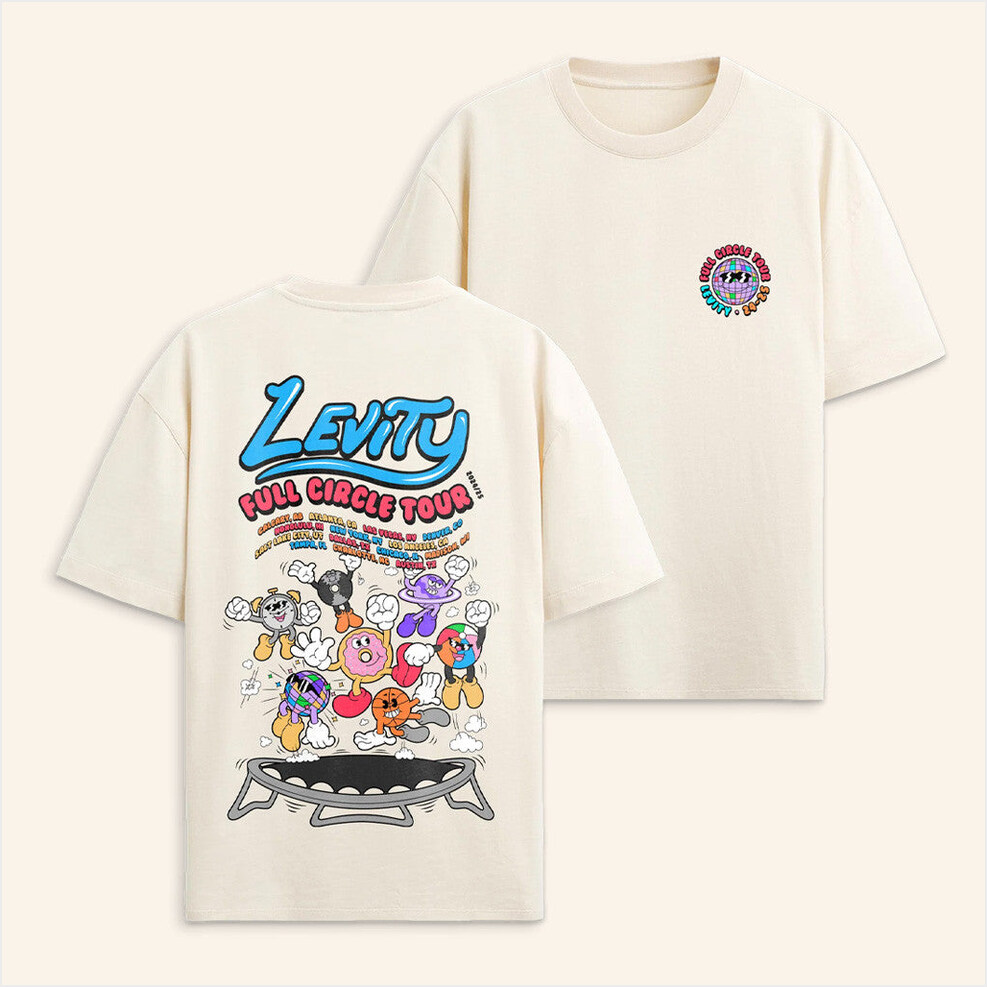 Levity Full Circle Trampoline T-Shirt Levity Merch Best BFF Birthday Gifts Ideas