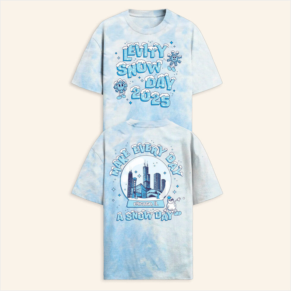 Levity Snow Day 2025 Tie Dye T-Shirt Levity Merch Best Birthday Gifts For Besties