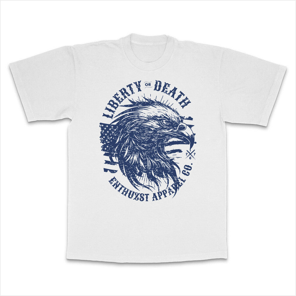 Liberty Or Death T-Shirt Enthuzst Merch Good Birthday Gifts For Dad BFF Gifts Ideas