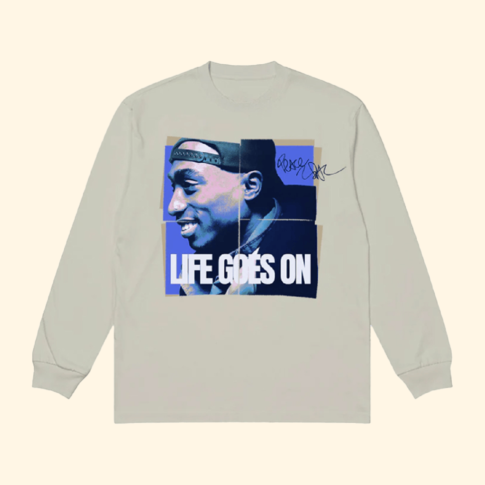 Life Goes On Long Sleeve 2pac Shirt 2pac Merch Birthday Gifts For New Dads BFF Gifts Ideas