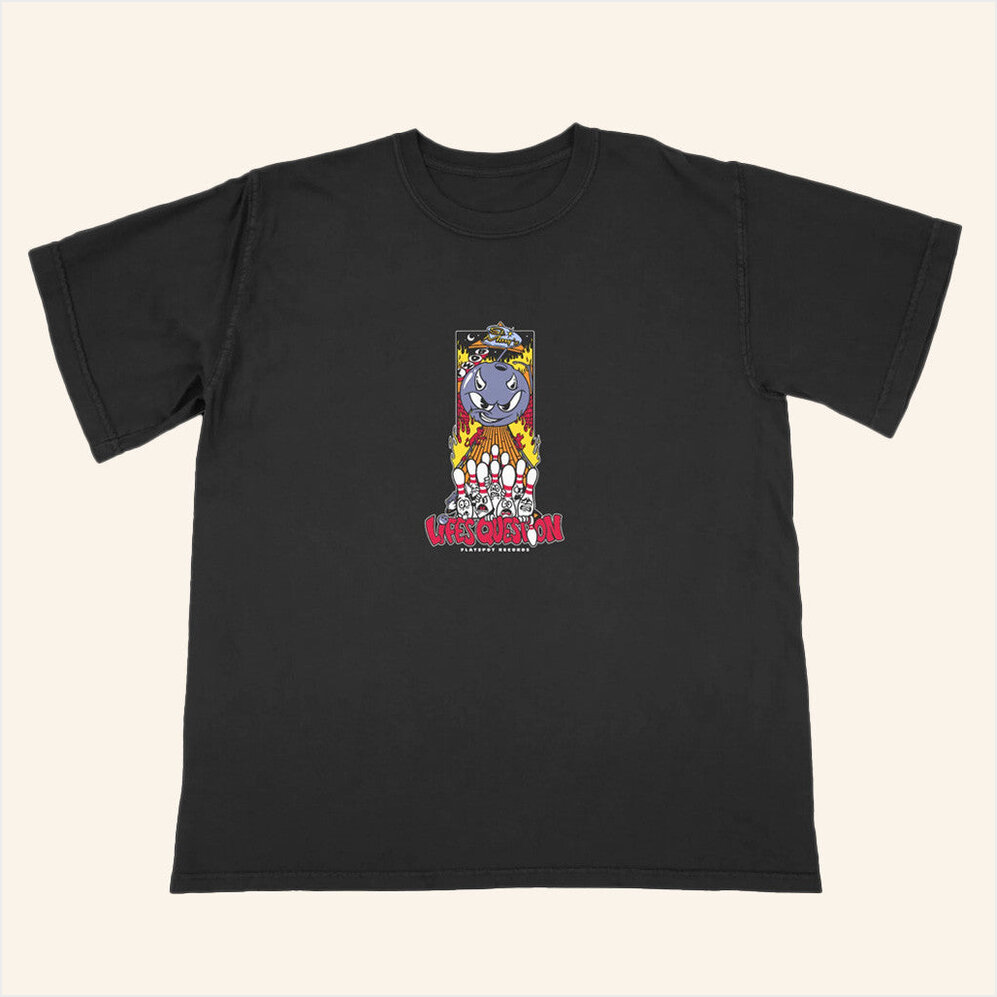 Life's Question Bowling T-Shirt Damaged Goods Merch Unique Birthday Gifts For Husband
