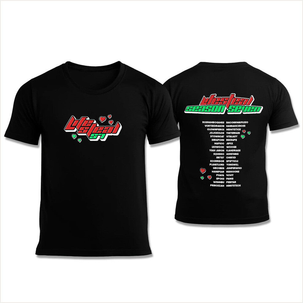 Lifesteal Season 7 T-Shirt Lifesteal Merch Birthday Gifts For Husband BFF Gifts