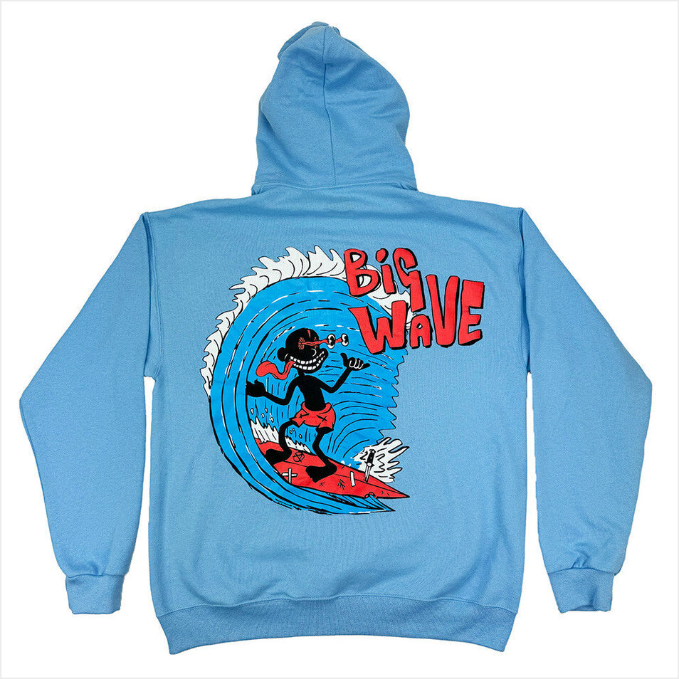 Lil Darkie Small Dark One Big Wave Hoodie Lil Darkie Merch Birthday Gifts For Rapper Fan