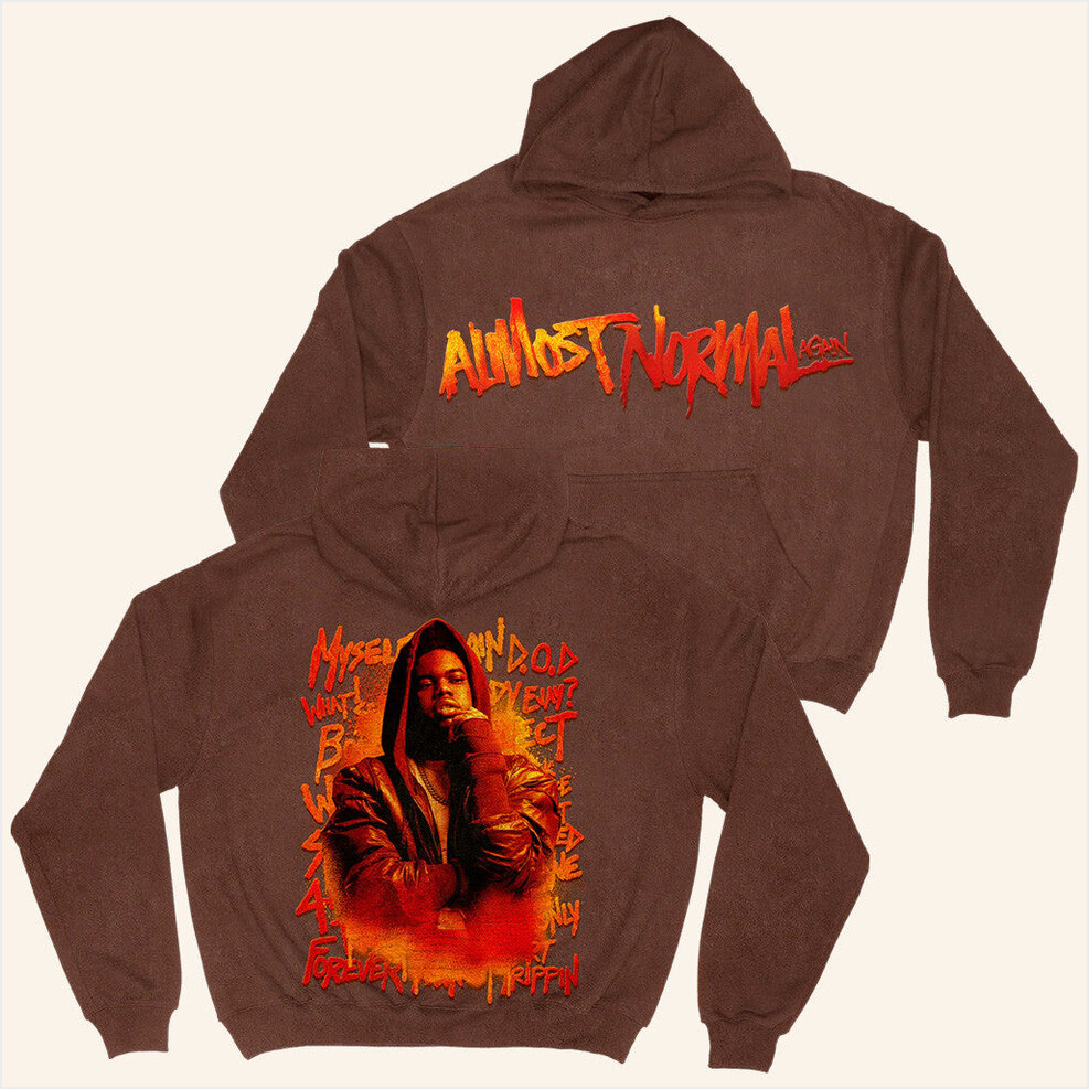 Lil Poppa Almost Normal Again Hoodie Interscope Records Merch Birthday Gift Ideas