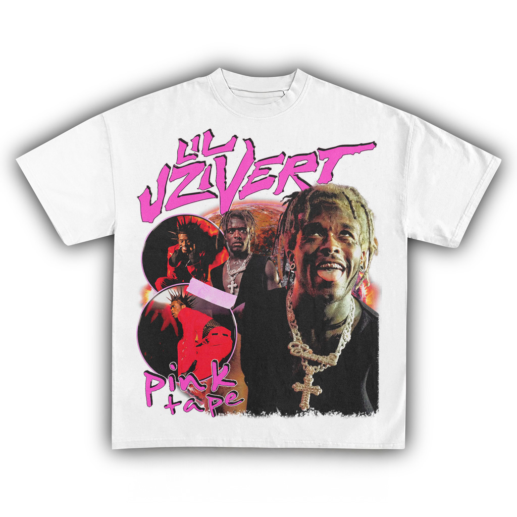 Lil Uzi Vert Pink Tape T-Shirt Lil Uzi Vert Merch Music Lover Gifts For Him