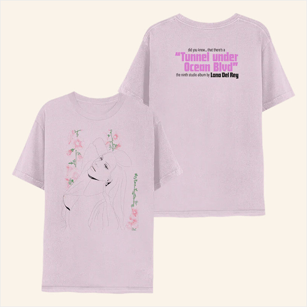 Lilac T-Shirt Lana Del Rey Merch Birthday Gifts For Besties Gifts For BFF Christmas Presents