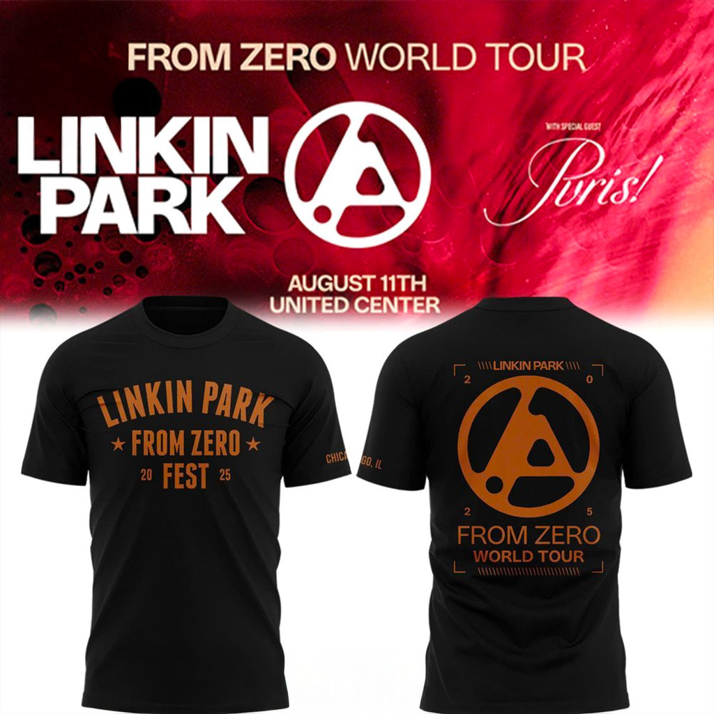 Linkin Park From Zero World Tour Chicago T Shirt