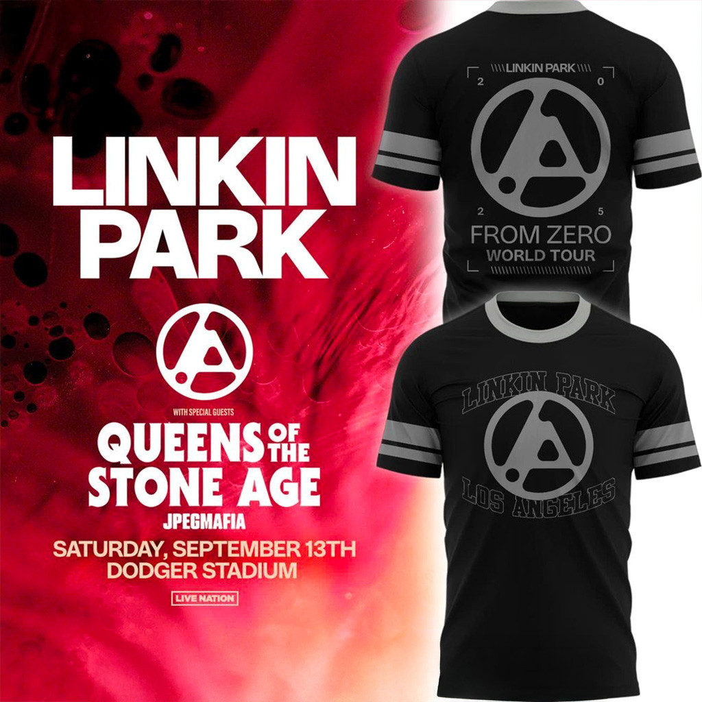 Linkin Park From Zero World Tour Los Angeles T Shirt