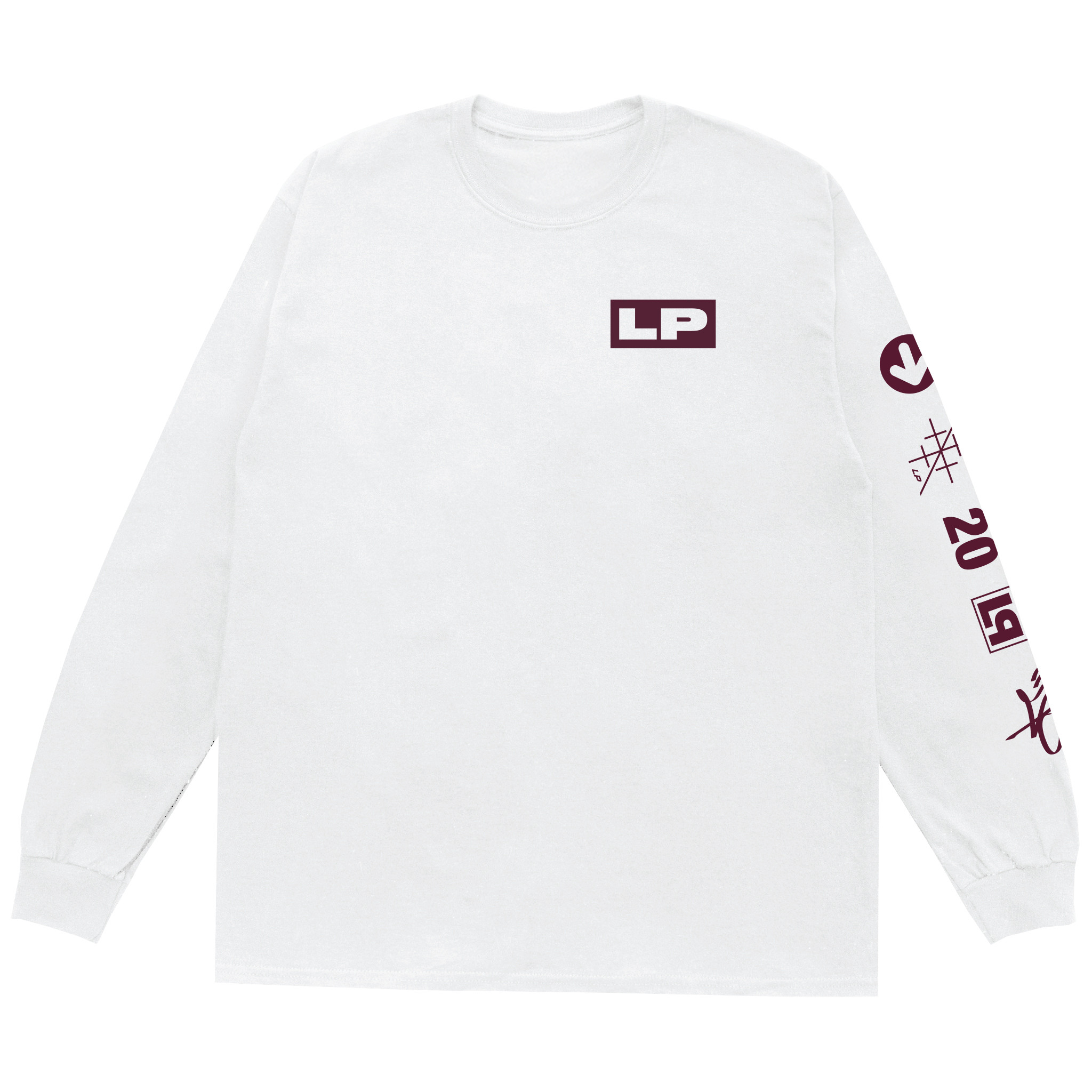 Linkin Park Lp Ht20 White Long Sleeve Tee Shirt Tour Merch Gift For Music Concert Outfit