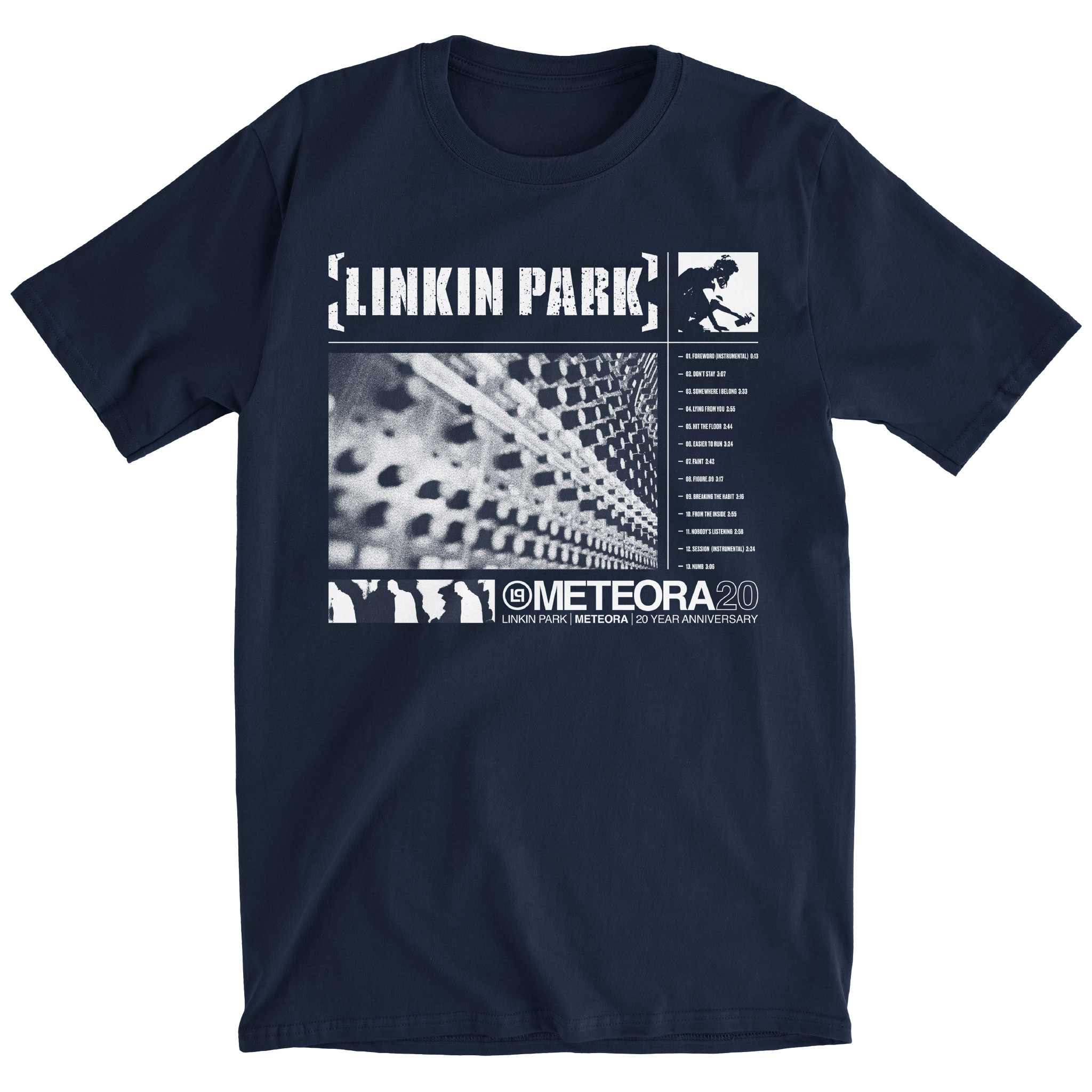 Linkin Park Tee Shirt Meteora Sound Board Navy Best Tour Merch Gift For Concert Outfit