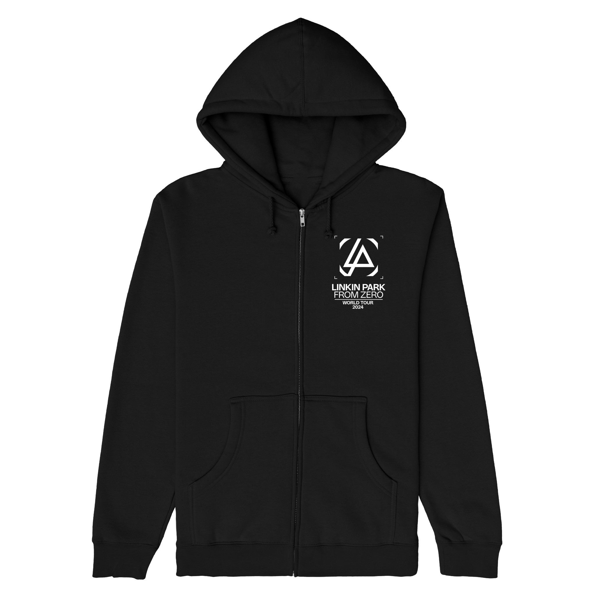 Linkin Park Tour From Zero Black Tour Zip Hoodie Best Rock Band Merch Gift