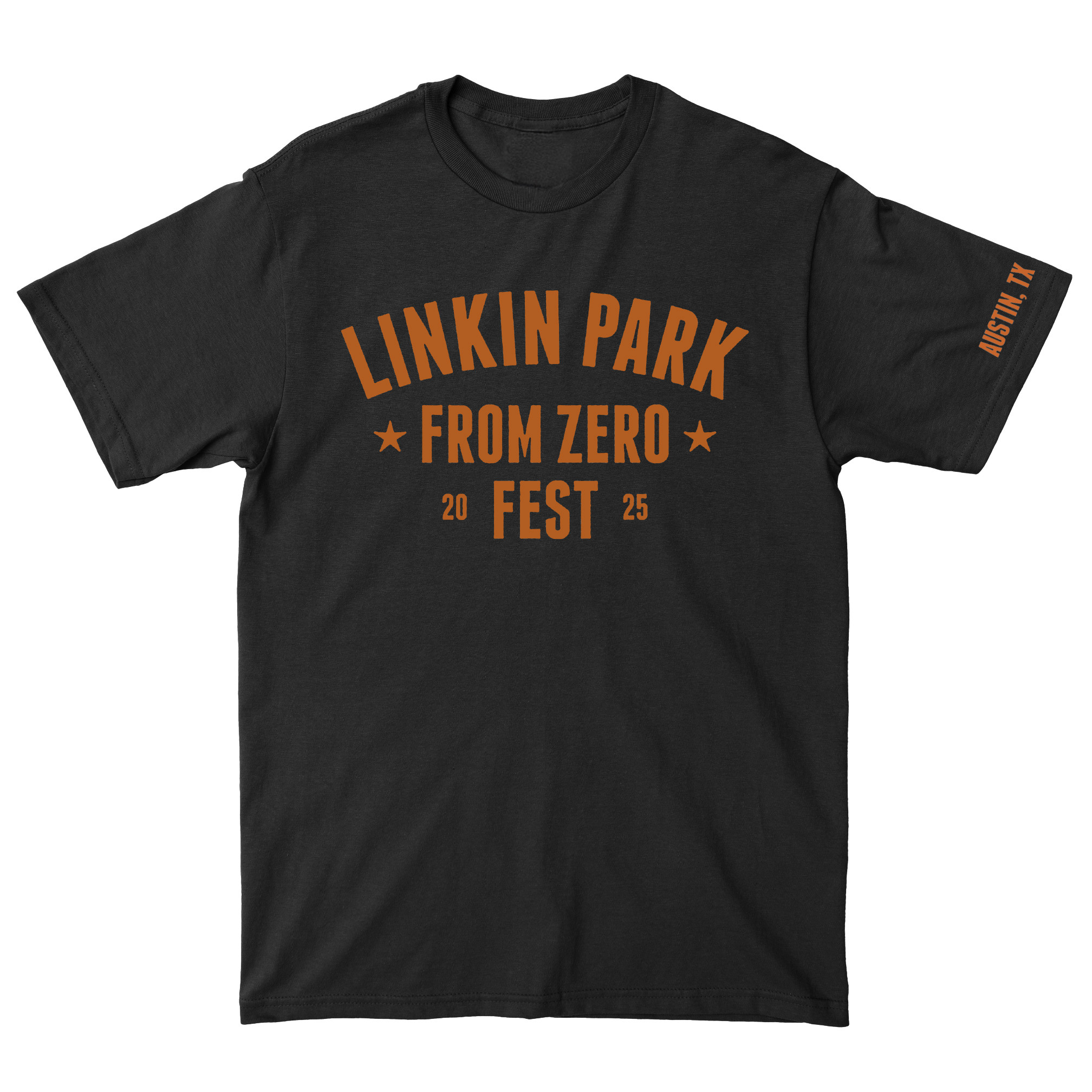 Linkin Park Tour Merch Lp Atx Fest 2025 Black Tee Cool Music Band Fans Gift
