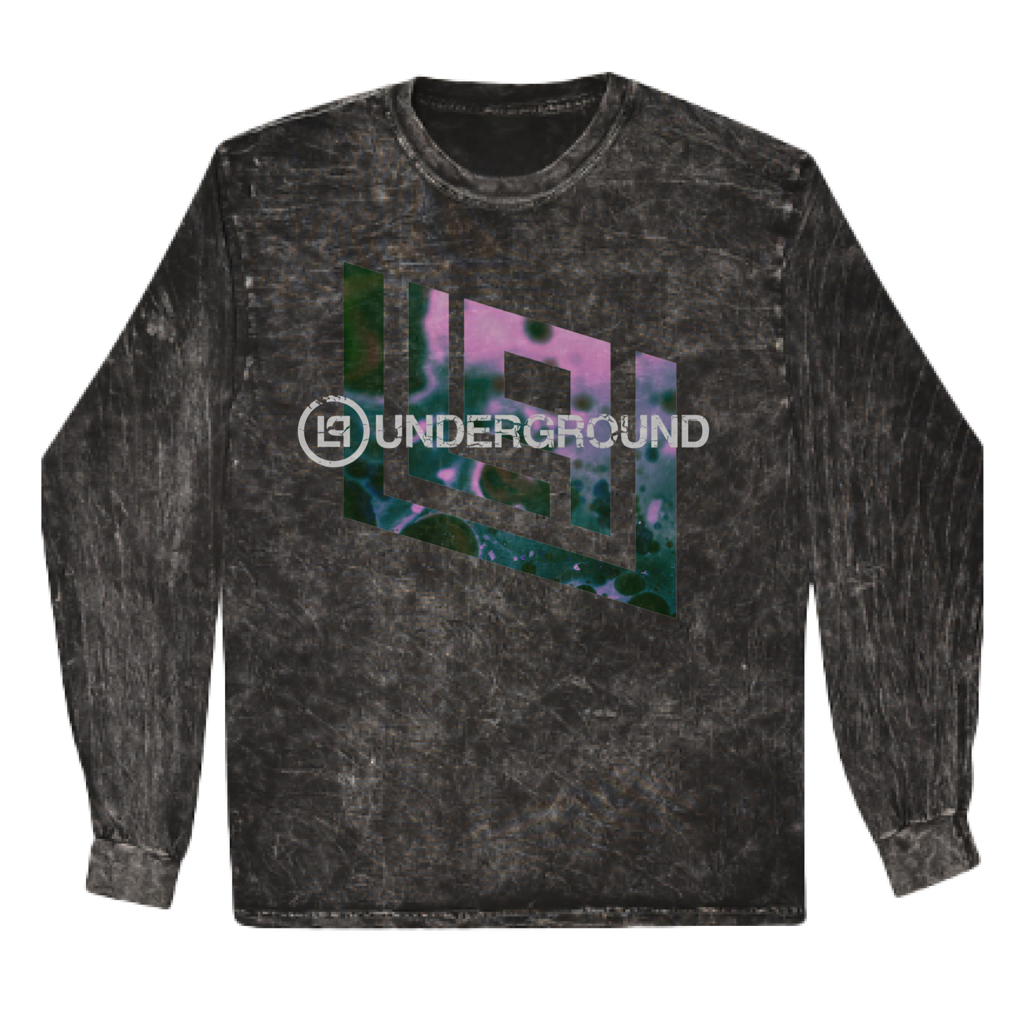 Linkin Park Tour Merch Lp Underground Photo Mineral Wash Long Sleeve Cool Music Fan Apparel
