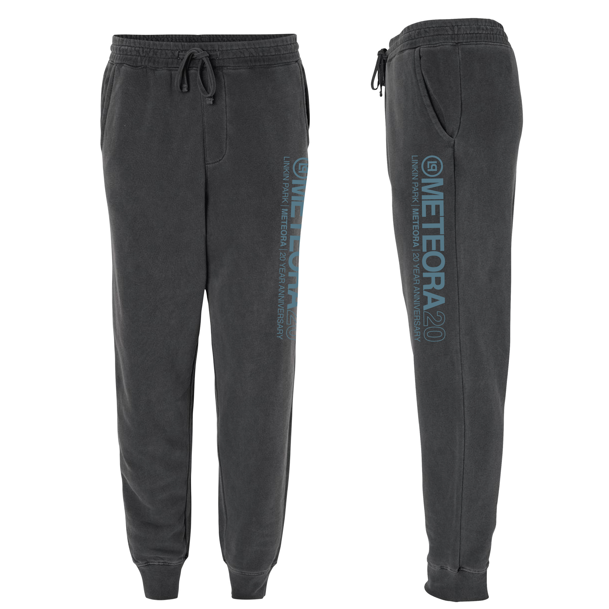 Linkin Park Tour Merch Meteora 20 Pigment Black Joggers Best Gift For Casual Streetwear