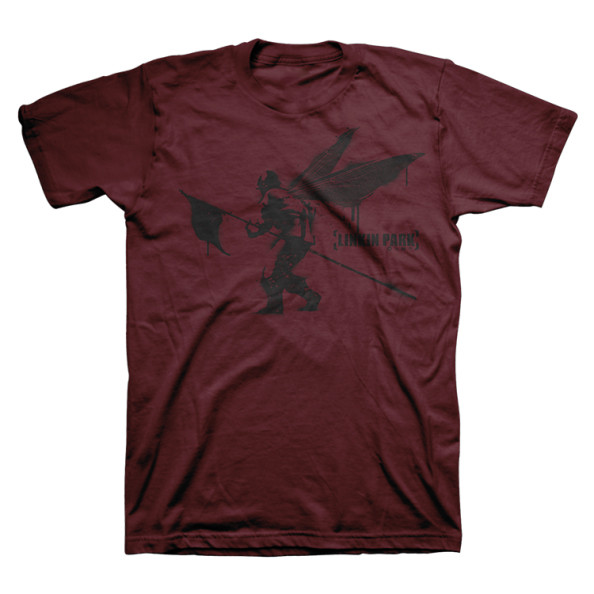 Linkin Park Tour Merch Side Street Soldier Burgundy Tee Best Gift For Concert Outfit
