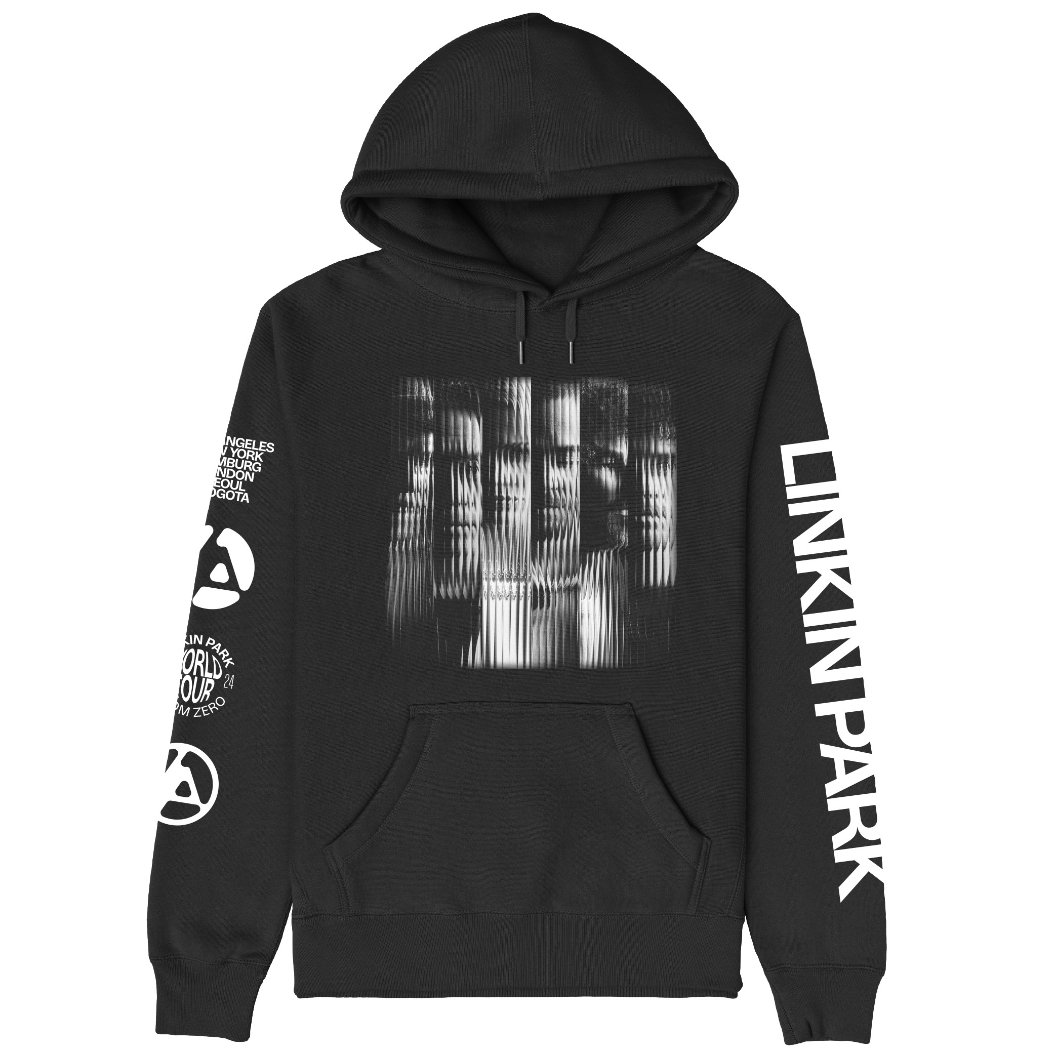 Linkin Park Tour Merch Zero 2024 Black Tour Pullover Hoodie Best Music Gift For Men Woman
