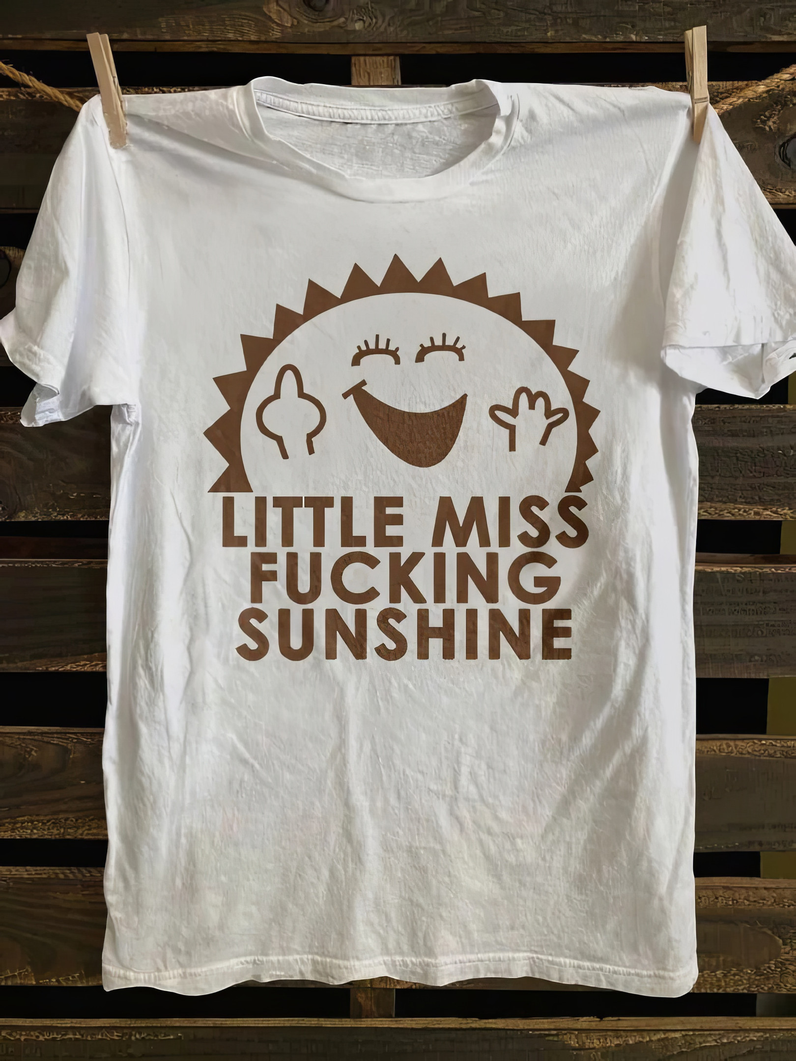 Little Miss Fuking Sunshine T-shirt Cute Gifts For Friends