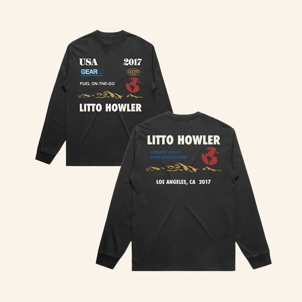 Litto Howler Merch Create Your Own Adventure Long Sleeve Shirt Friends Gifts