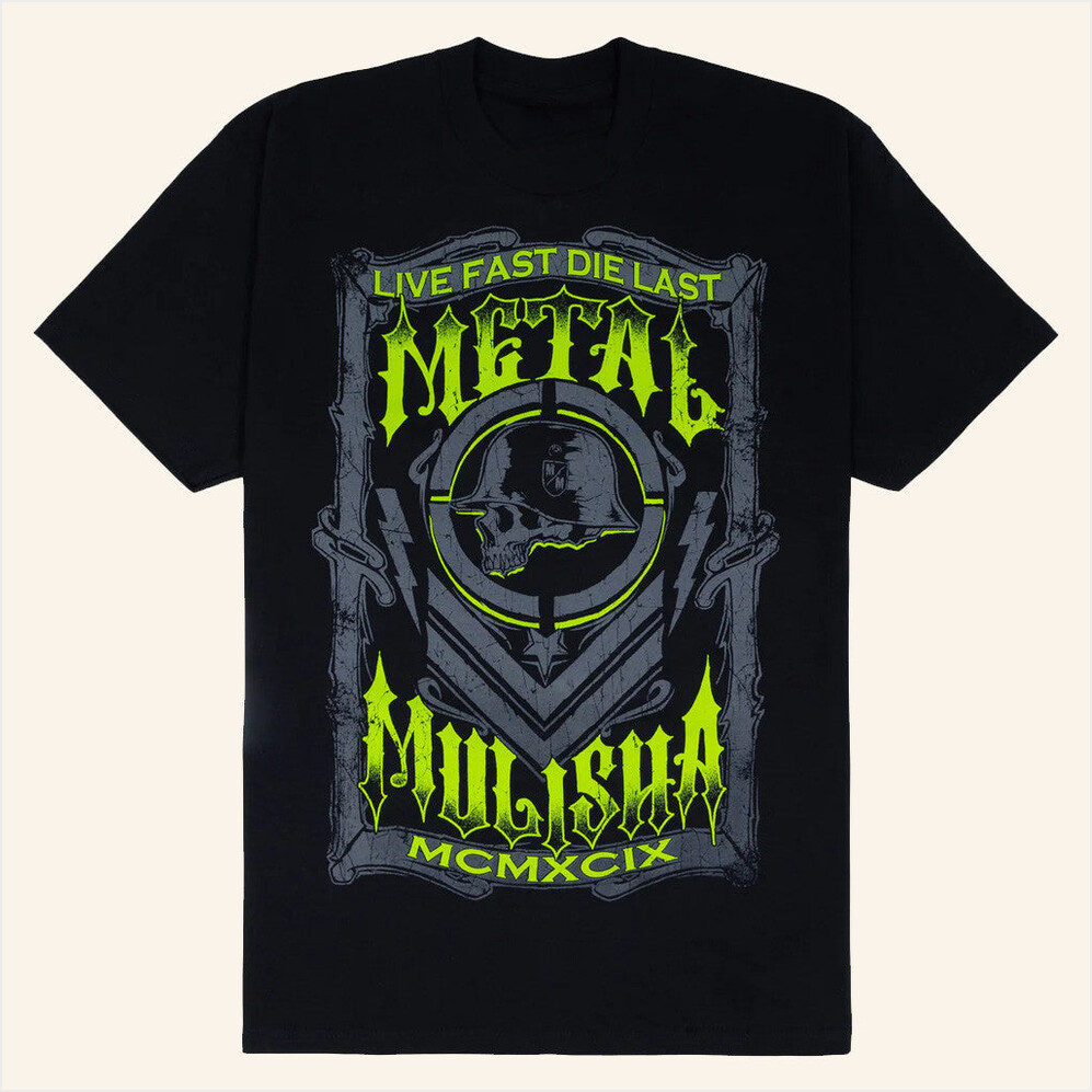 Live Fast T-Shirt Metal Mulisha Merch Birthday Gifts For Friends Christmas Presents