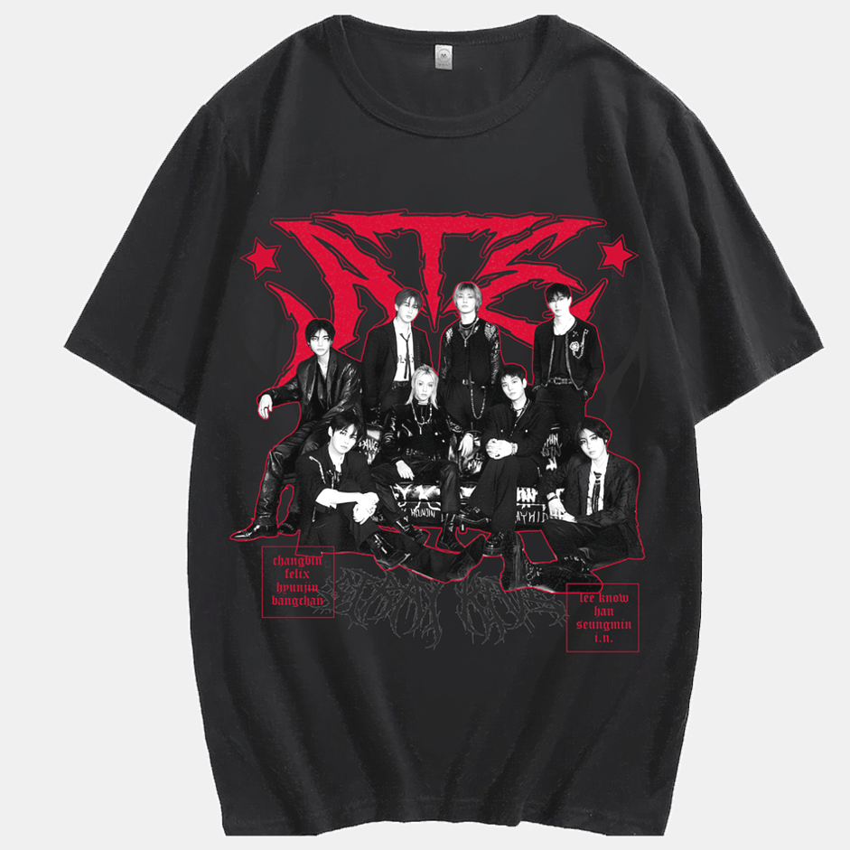 Live Nation Stray Kids Merch Stray Kids 8 DominATE World Tour T-Shirt Online Mother Day Gifts