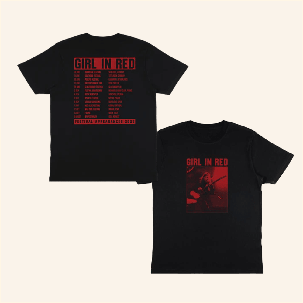 Live Summer Photo Dates T-Shirt Shopgirl In Red Merch Birthday Gifts For Fans Gifts For Besties