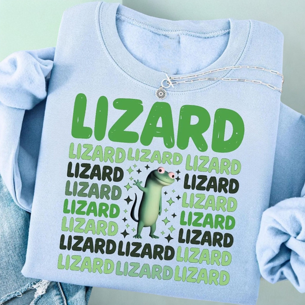 Lizard Lizard Lizard Sweatshirt Funny Clothing Unique Gift Ideas For Friend