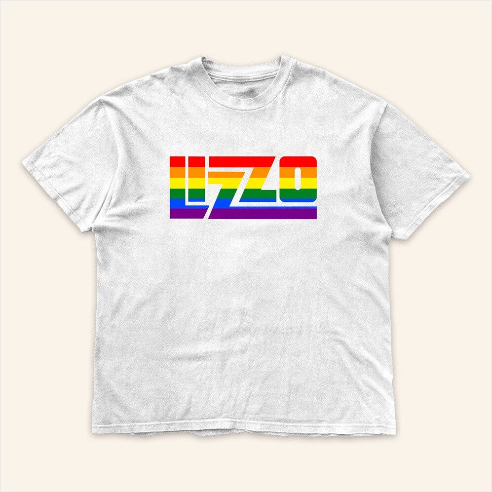 Lizzo Pride T-Shirt Lizzo Merch Gift Ideas For Music Lovers BFF Birthday Gifts Ideas