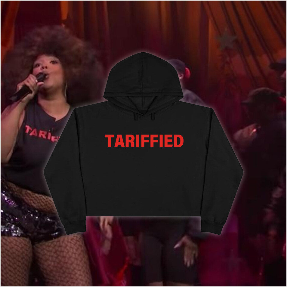 Lizzo Tariffied Cropped Hoodie Mothers Day Present Ideas Gifts For Dad Birthday Gift Ideas