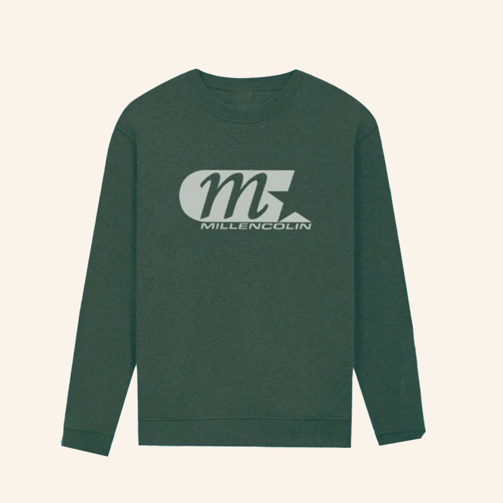 Lo-Fi Merchandise Millencolin Classic Logo Crewneck Sweatshirt Best Gifts For Boyfriend
