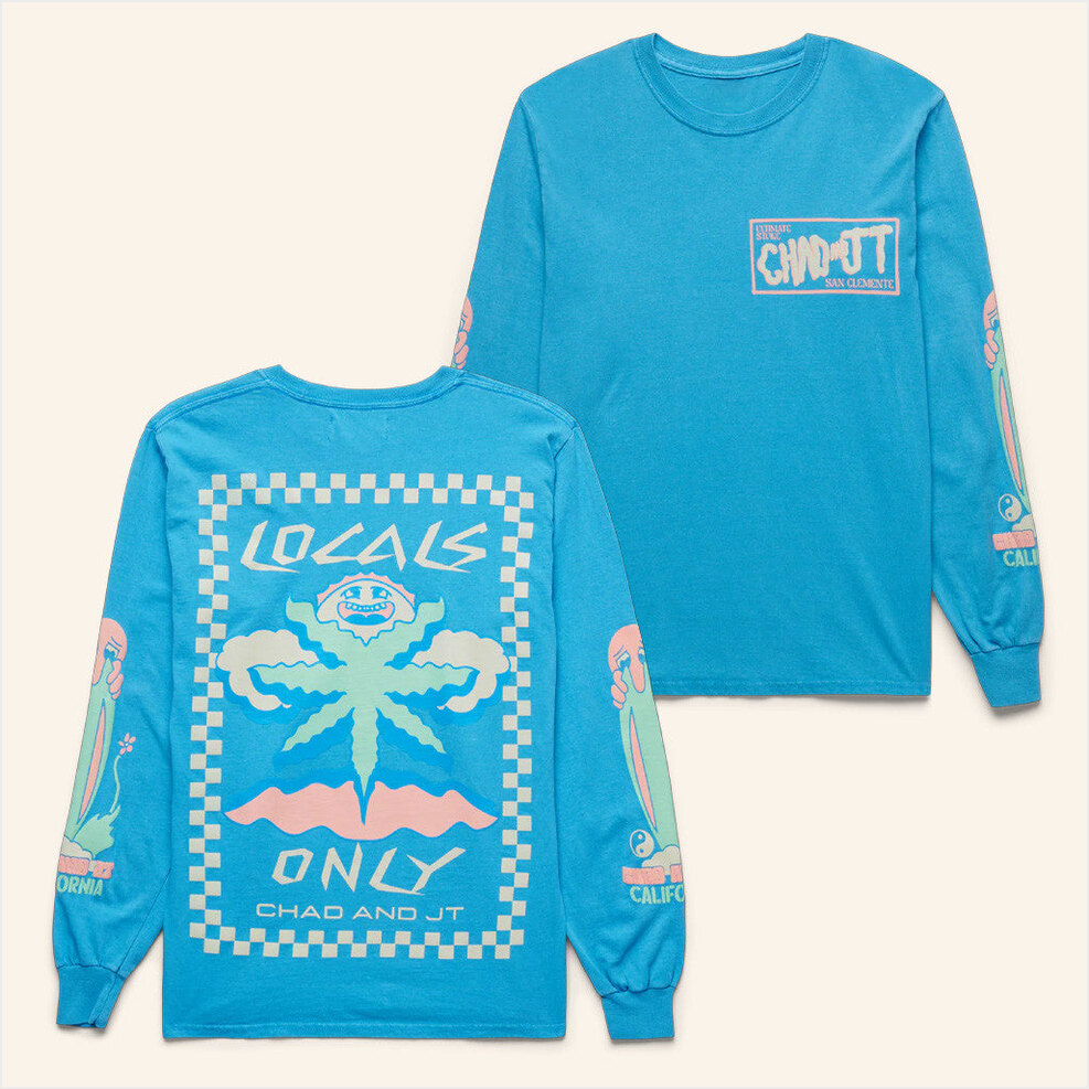 Locals Only Long Sleeve T-Shirt Chad And Jt Store Merch Birthday Gift Ideas Christmas Presents