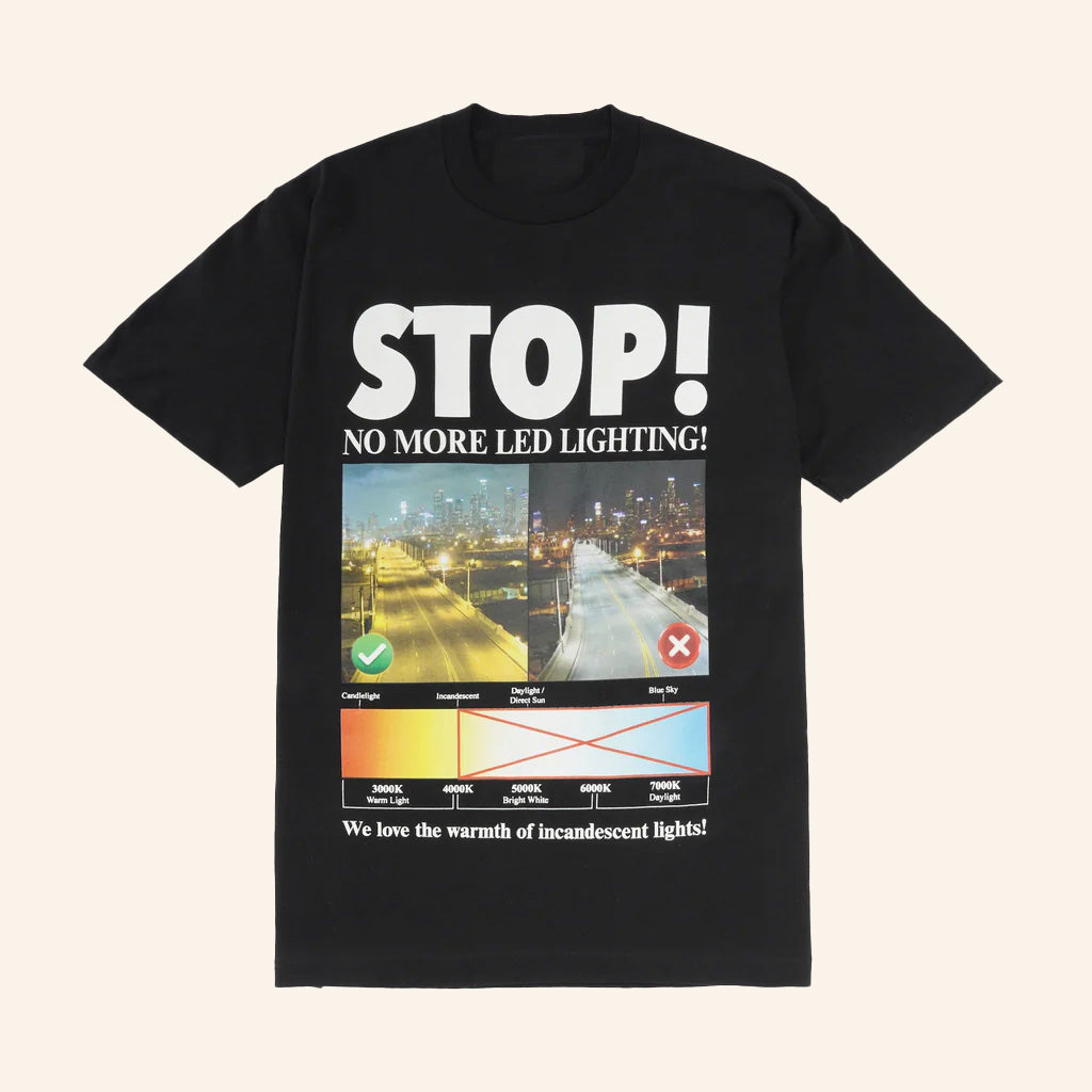 Lofi Merch Led Lighting Black T-Shirt Birthday Gift For Dad