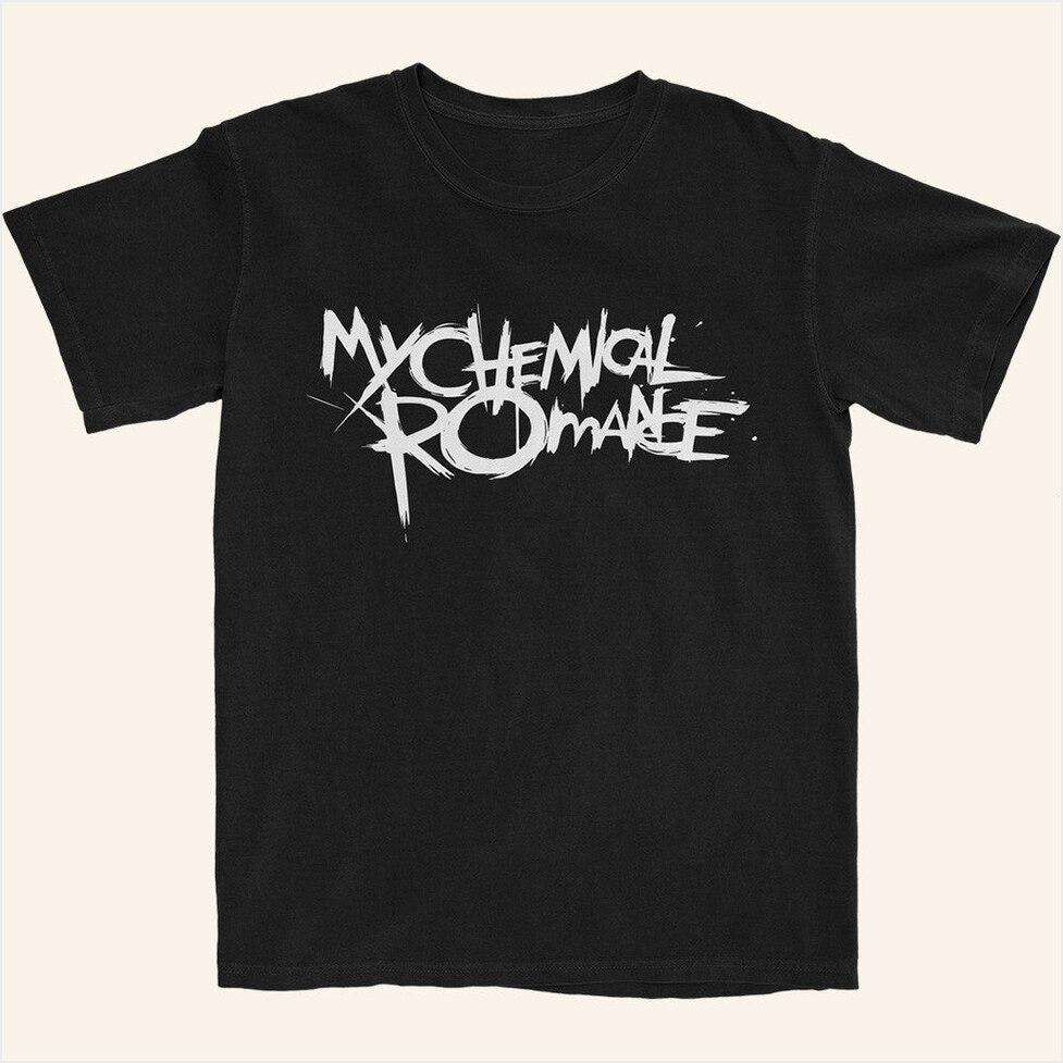 Logo T-Shirt My Chemical Romance Tour Merch Birthday Gifts For Father BFF Gifts