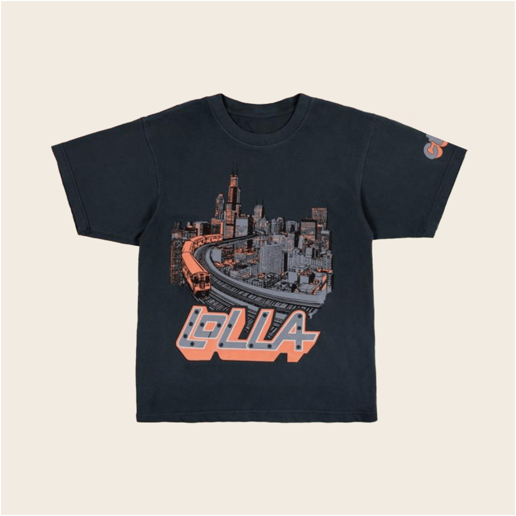 Lollapalooza Merch Lollapalooza X Cta X Ellen Ma City T-Shirt Dudes Gifts Gifts For Best Friend