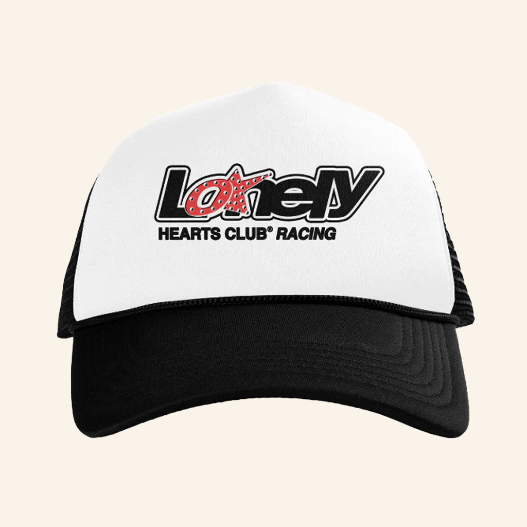 Lonely Hearts Club Merch Lonely Hearts Club Racing Trucker Hat Best Gifts For Boyfriend
