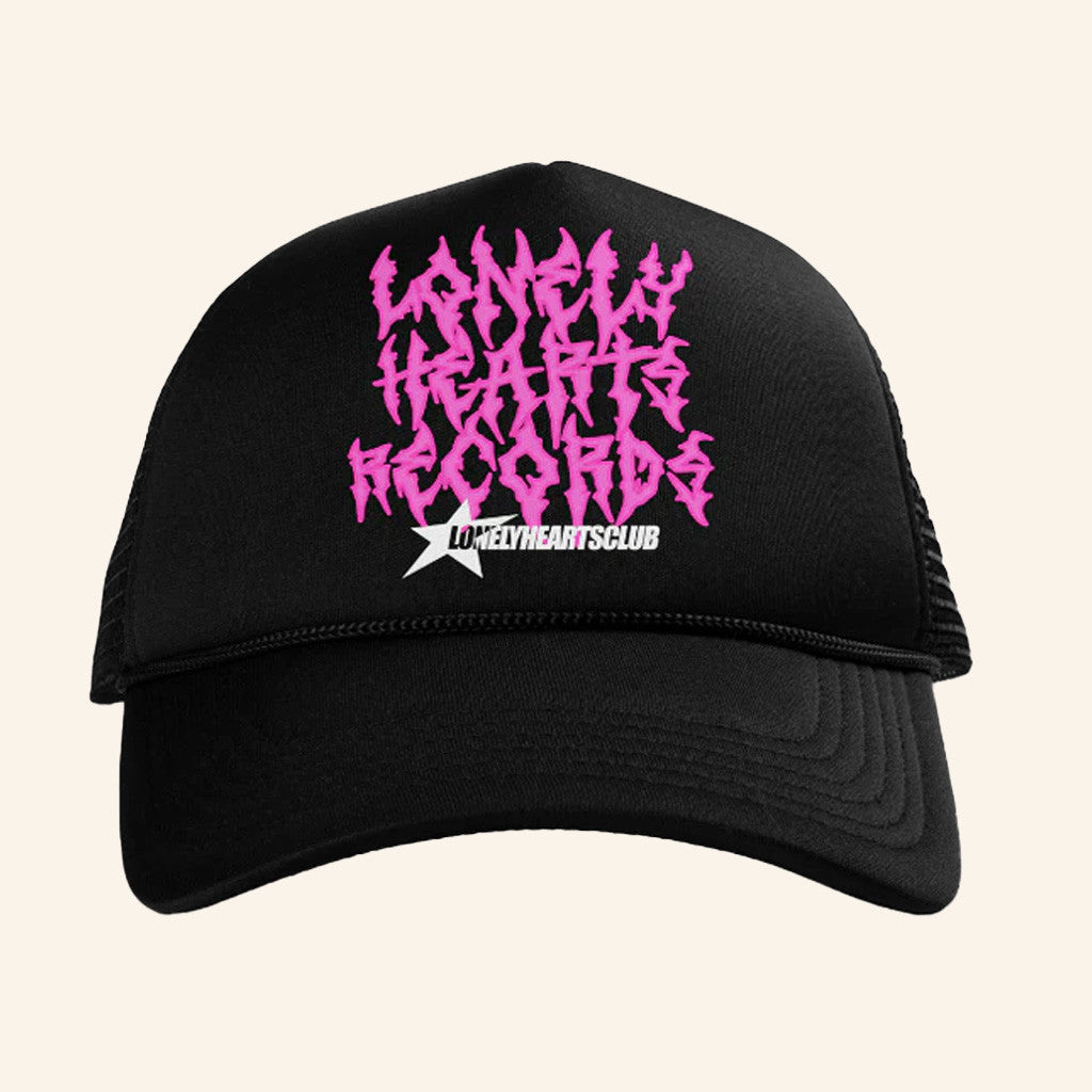 Lonely Hearts Club Merch Lonely Hearts Records Trucker Hat Gifts For Daughter