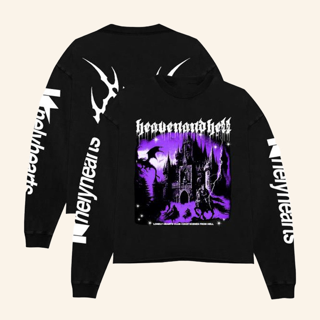 Lonely Hearts Club Merch Scenes From Hell Crewneck Sweatshirt Gifts For Brother
