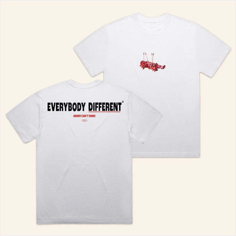 Loner White T-Shirt Barry Can't Swim Merch Gift Ideas For Husband Birthday Gift Ideas