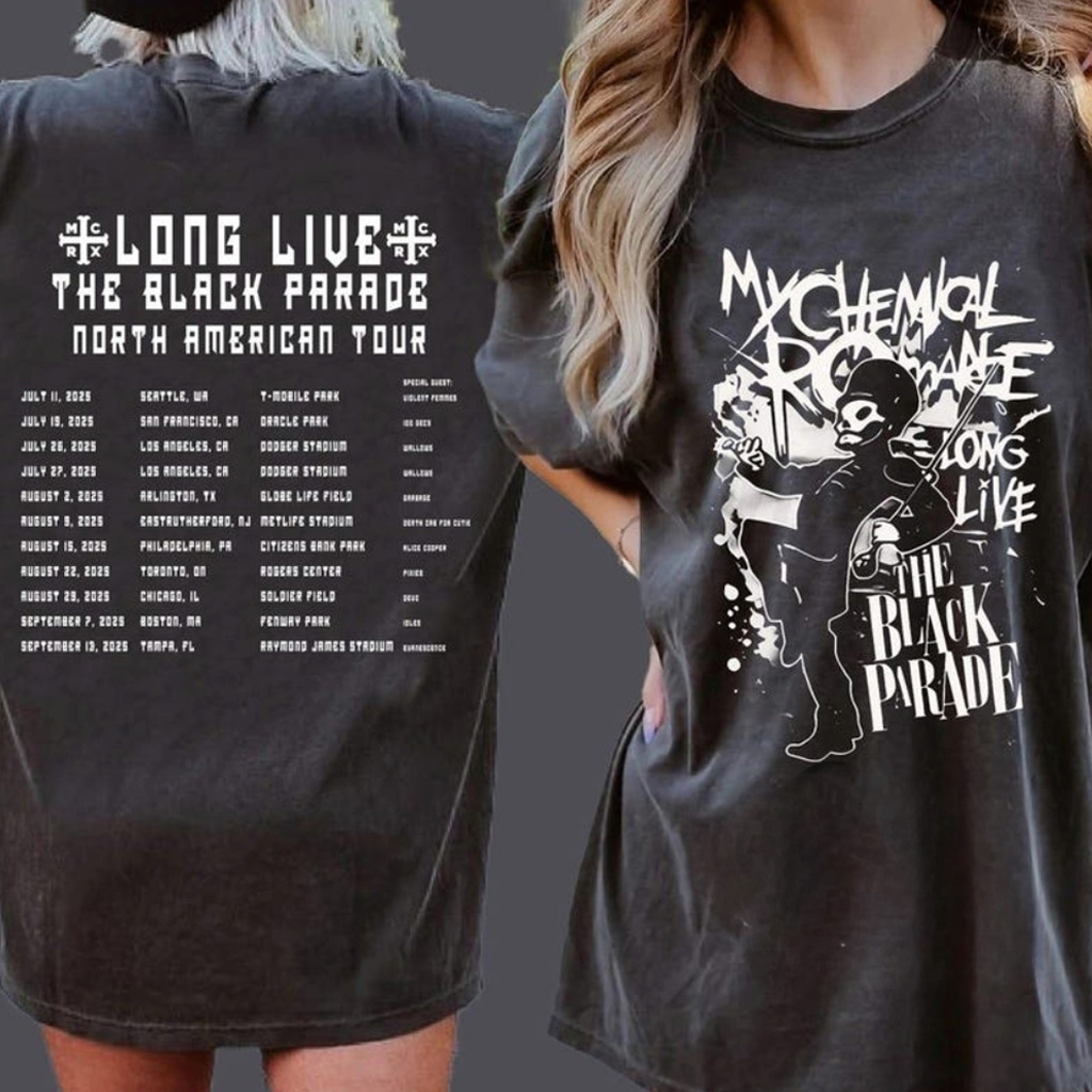 Long Live The Black Parade My Chemical Romance Shirt Black Parade Merch Fans Gifts