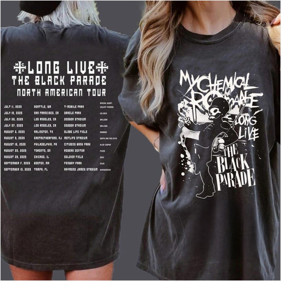 Long Live The Black Parade My Chemical Romance Shirt Fan Merch Birthday Gifts For Best Friend