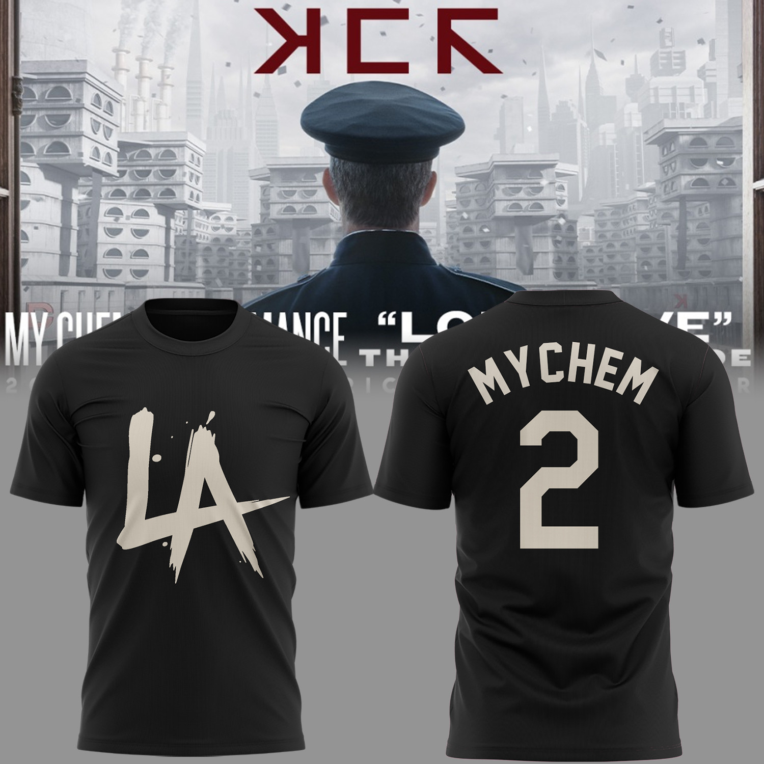 Long Live The Black Parade Tour 2025 X La Tshirt For Fans