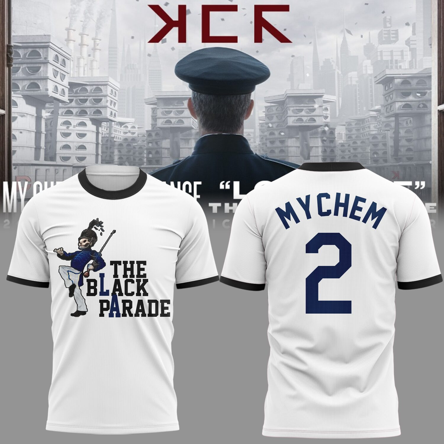 Long Live The Black Parade Tour 2025 X La Tshirt For LA