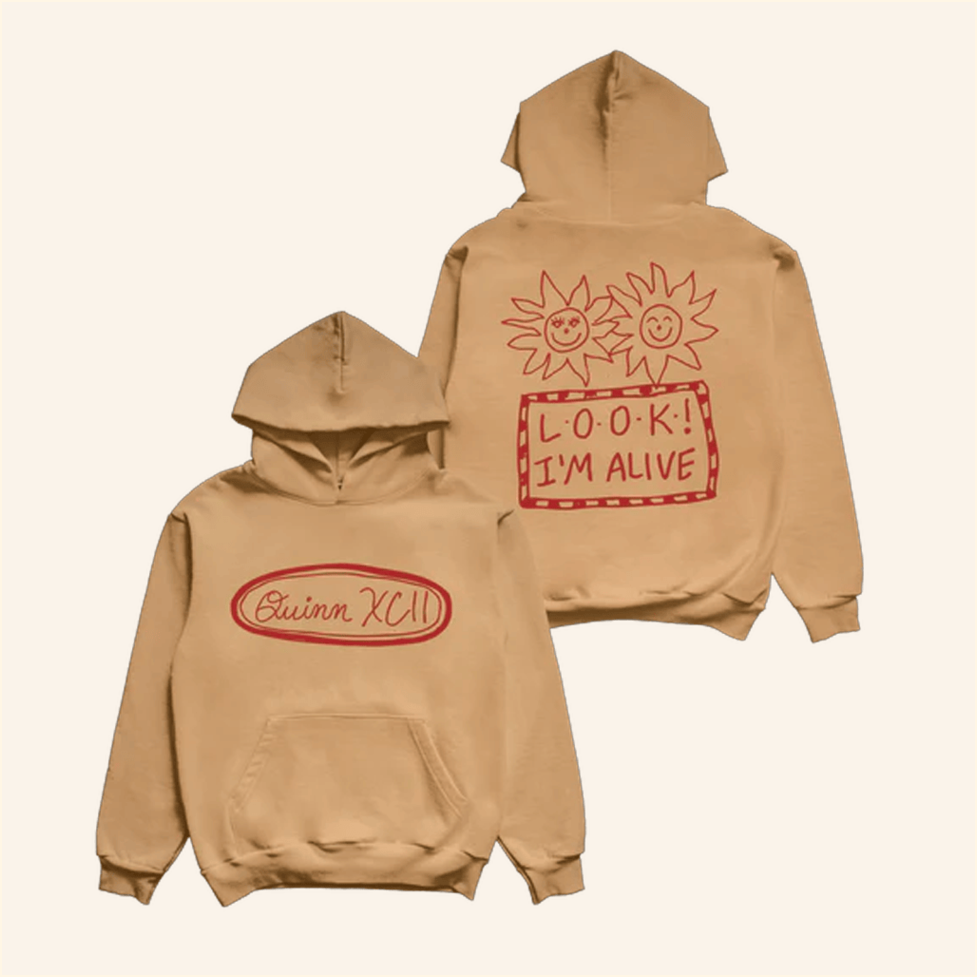 Look I'm Alive Hoodie Quinn XCII Official Merch Cool Gifts For Music Lovers Birthday Gift Ideas