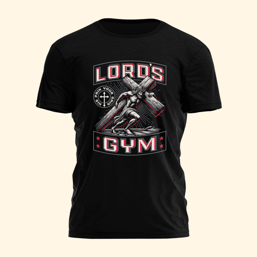 Lords Gym Shirt Christian Graphic Tees Faith Apparel Gifts For Jesus Lovers Gifts For Best Friend