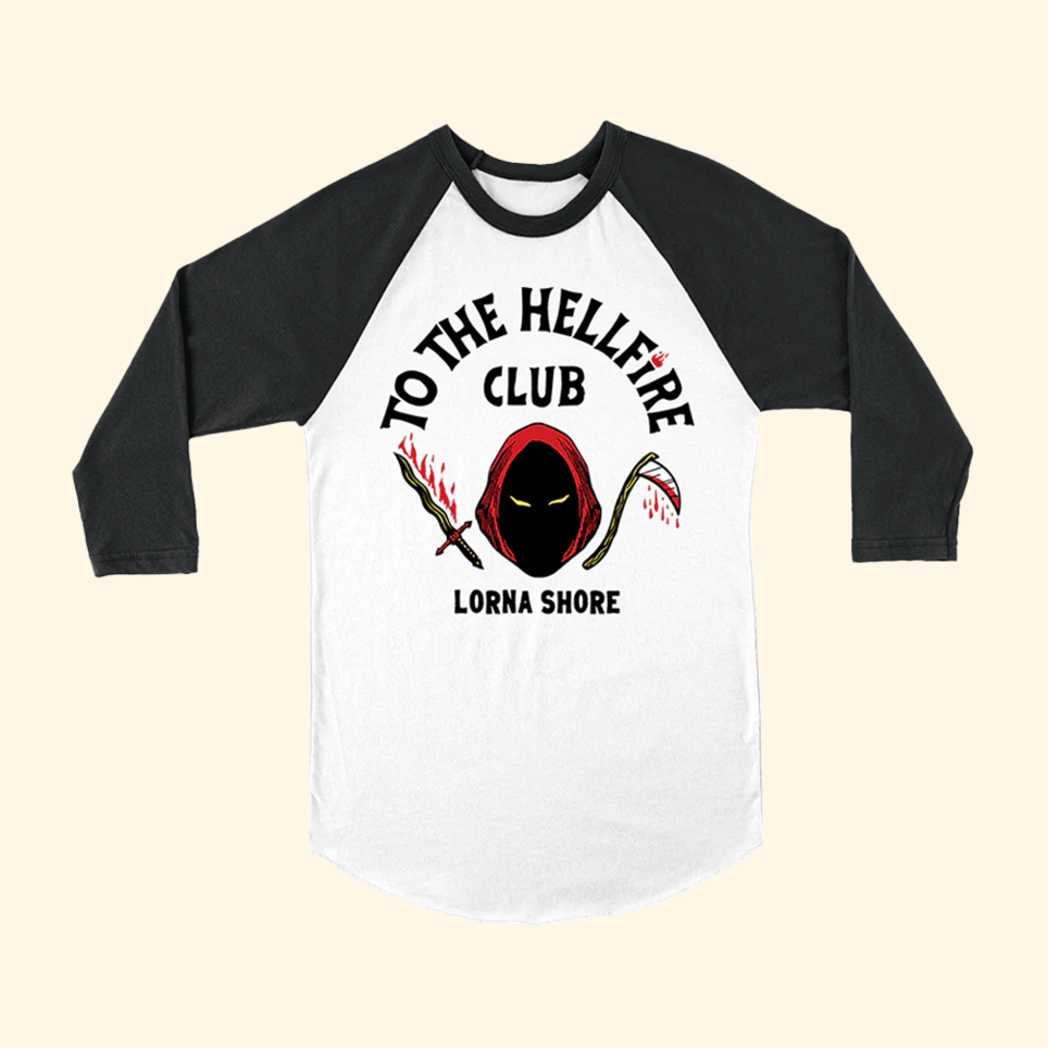Lorna Shore Hellfire Club Raglan Shirt Lorna Shore Merch Good Mothers Day Birthday Gifts