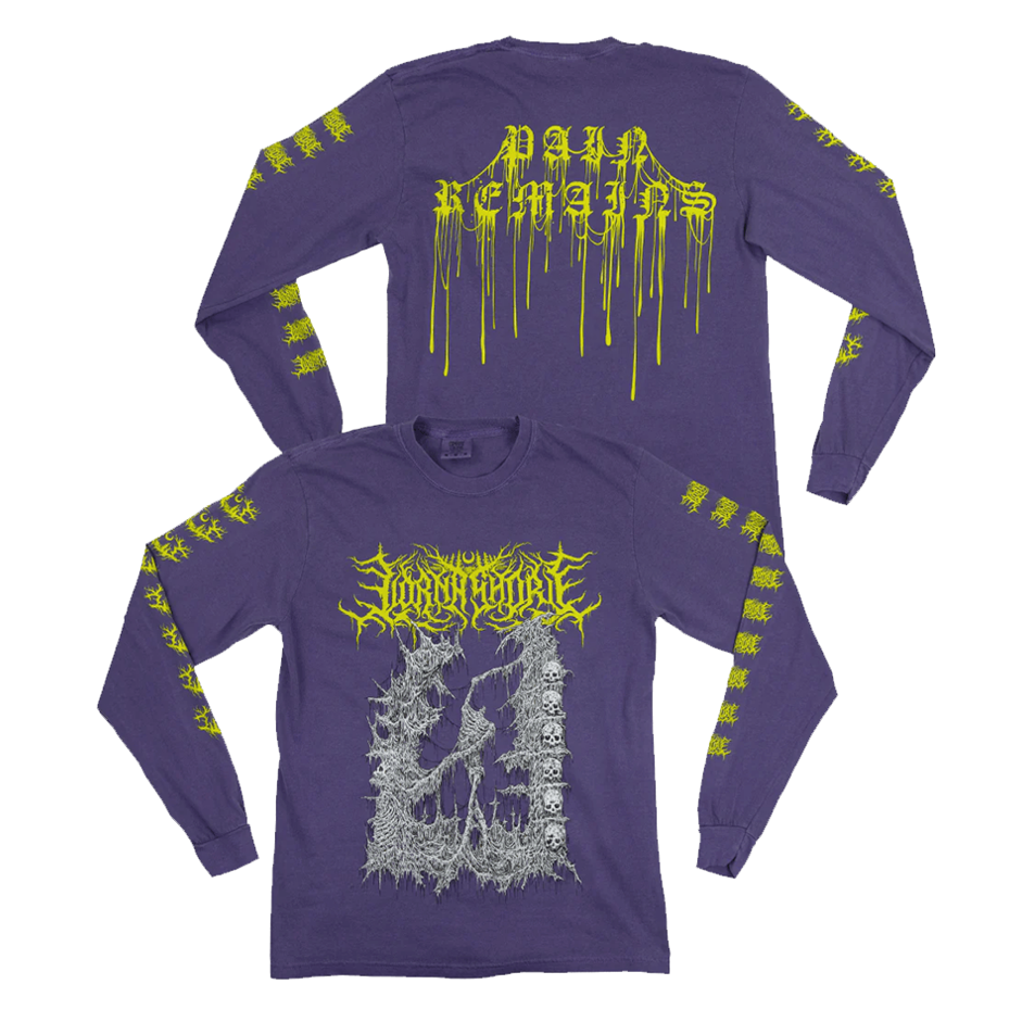 Lorna Shore Merch Lorna Shore Purple Headless Long Sleeve Shirt Father's Day Gifts For Son