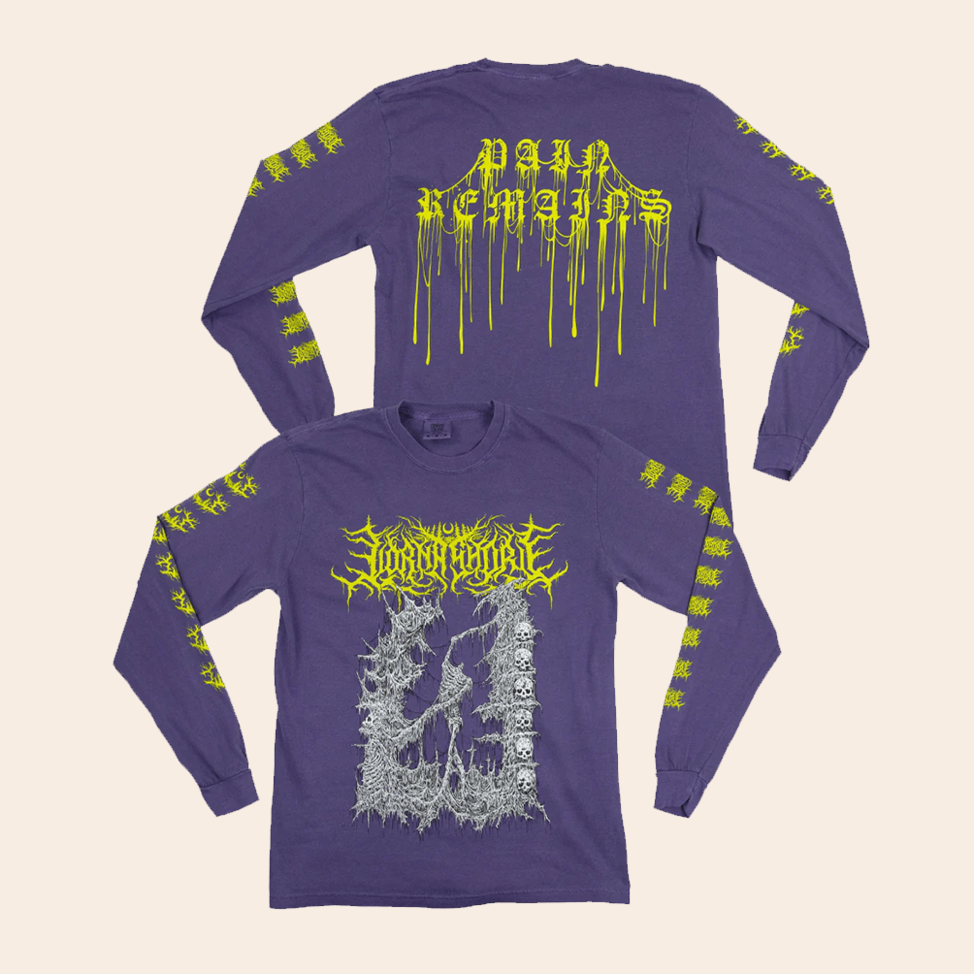 Lorna Shore Purple Headless Long Sleeve Shirt Lorna Shore Merch Father's Day Gifts For Son