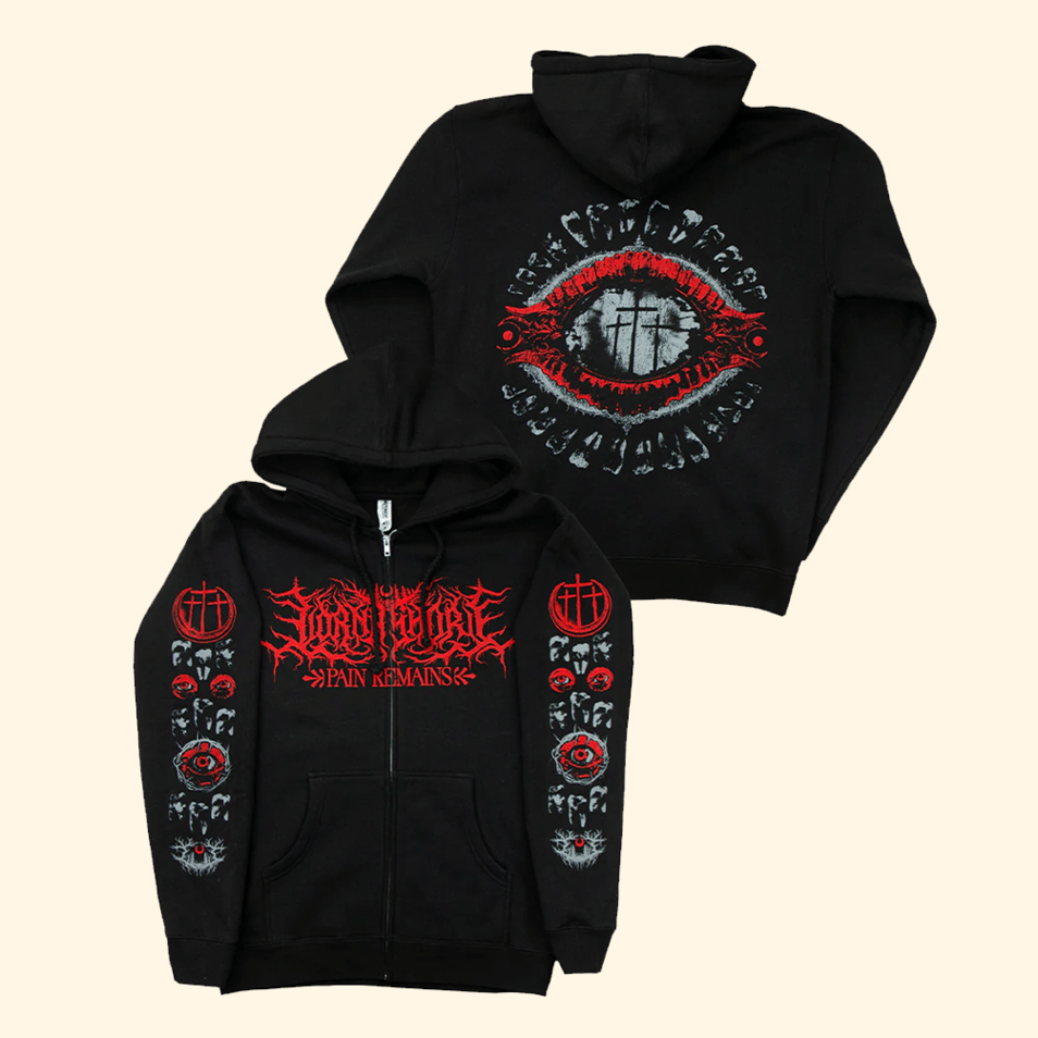 Lorna Shore Teeth Zip Hoodie Lorna Shore Merch Dad Gifts For Father's Day 2025 Gifts For Brother
