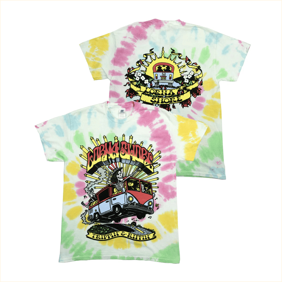 Lorna Shore Trippin And Riffin Tie Dye Shirt Lorna Shore Merch Good Mothers Day Birthday Gifts