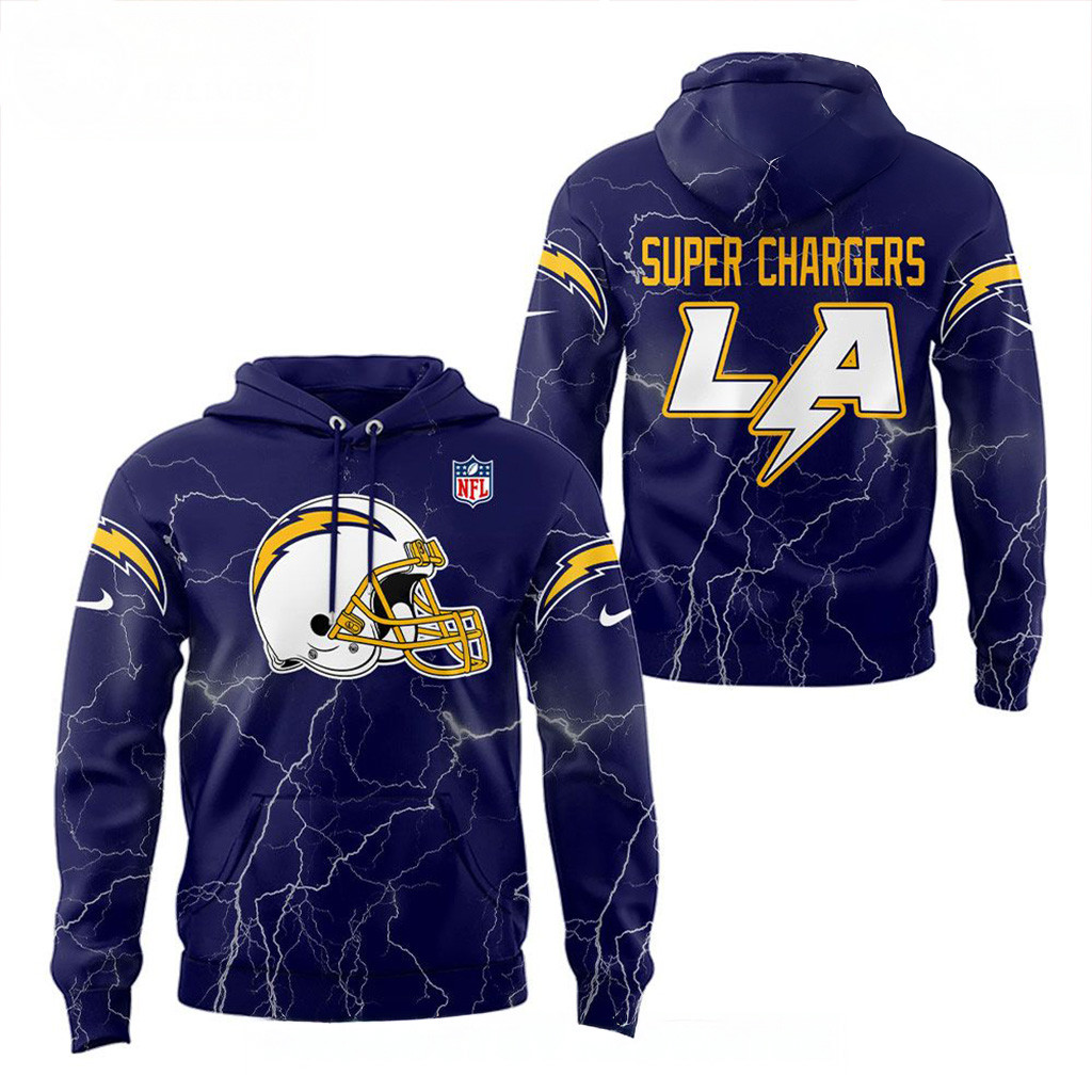 Los Angeles Chargers Super Changes 2025 Hoodie Los Angeles Chargers Merch For Fans