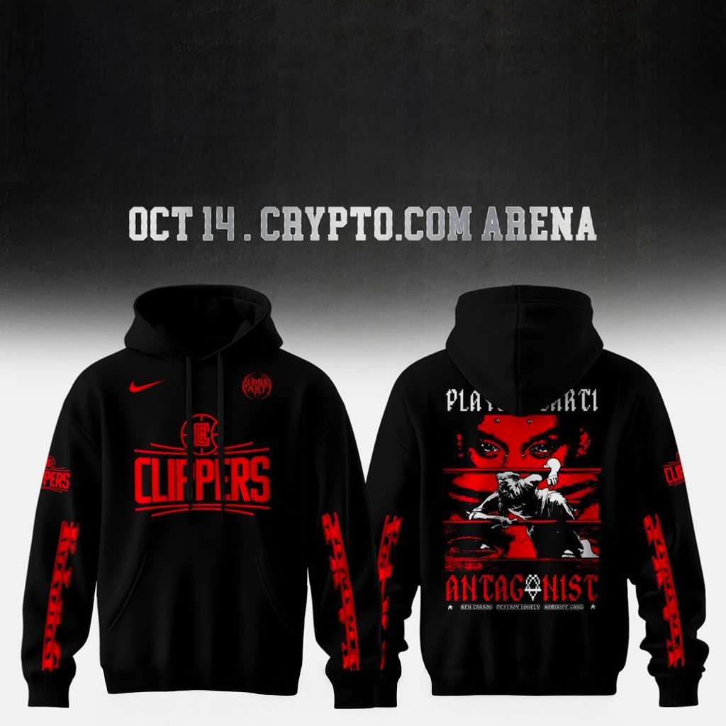 Los Angeles Clippers X Playboi Carti Antagonist Tour 2.0 Hoodie Clippers Merch Fan Gifts